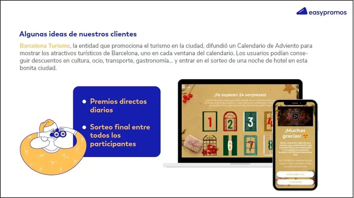 Ejemplo calendario adviento Barcelona-Turisme